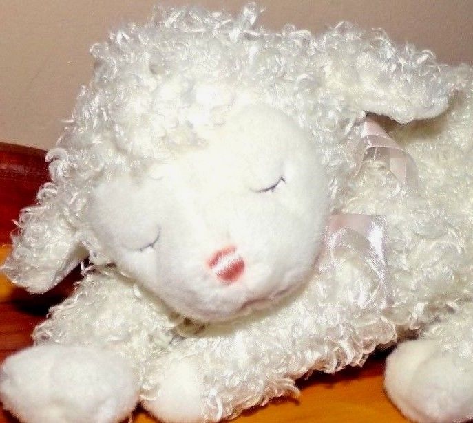 2004 Ty Lamb ~ Sleeping Baby Lamb ~ 12
