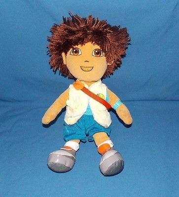 2011 TY Dora the Explorer DIEGO boy Beanie Buddies stuffed plush doll 12