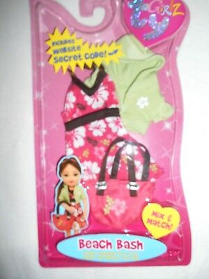 TY Girlz Fashion Beach Blast New In Package ty mix and match fashion clothes