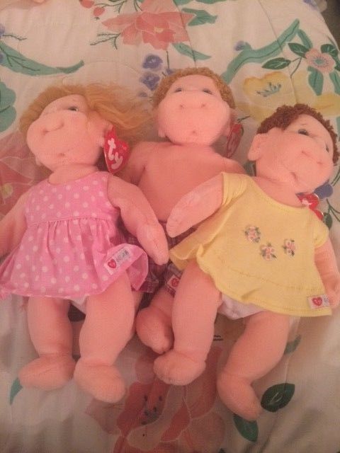 TY BEANIE KIDS Plush Toy Lot (New with Tags Mint) Boomer Precious Curly Dolls