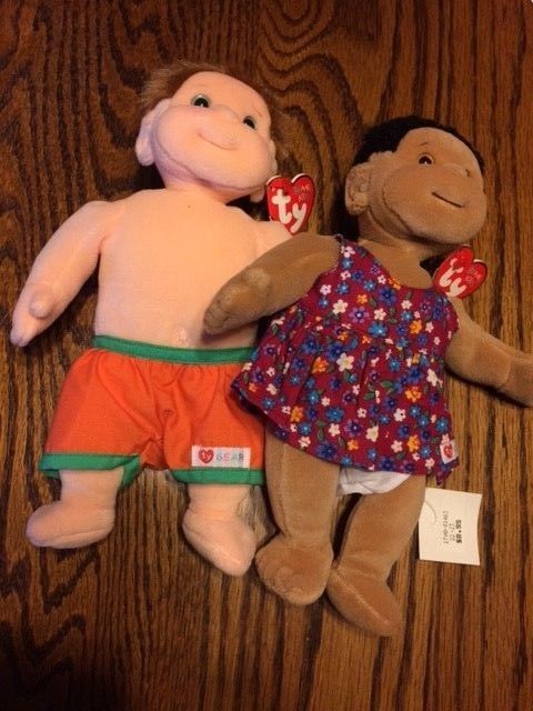 TY BEANIE KIDS Plush Toy Lot (New with Tags Mint) Buzz + Cutie Dolls