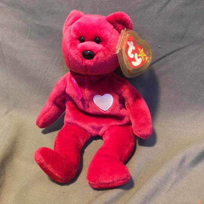 Valentina Ty Beanie Babies Collection P.E. Pellets, February 14, 1998