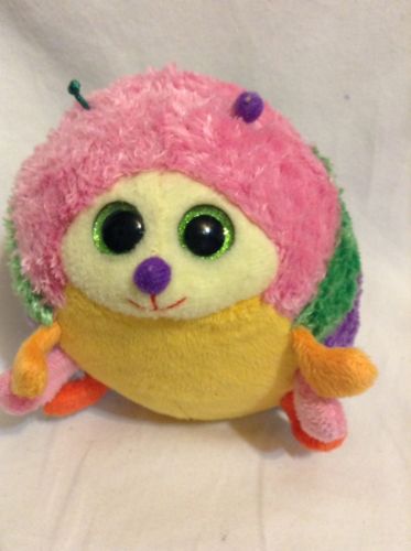Ty Beanie baby boo bean plush stuffed animal Gumdrop ballz toy rare purple tag