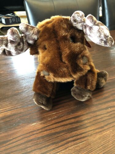 Ty Classic Melvin the Moose 12” Plush 2002 Antlers Stuffed Animal