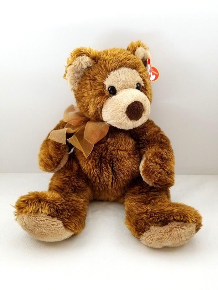Teenie Beanie Babies Classic 2003 Brown Teddy Bear GRIDDLES Stuffed Plush TY Toy
