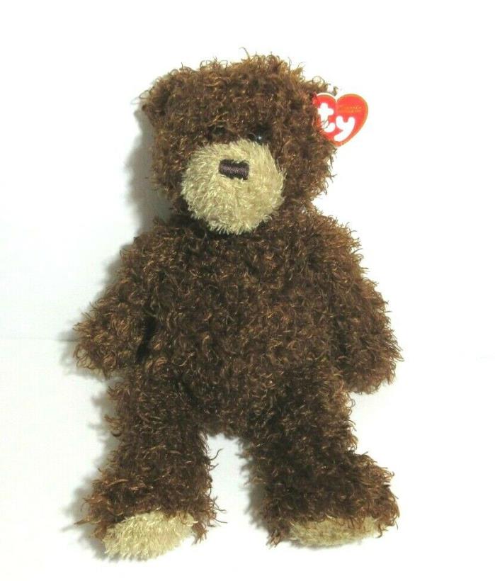 Ty Shaggy Brown Teddy Bear Plush Stuffed Animal 12