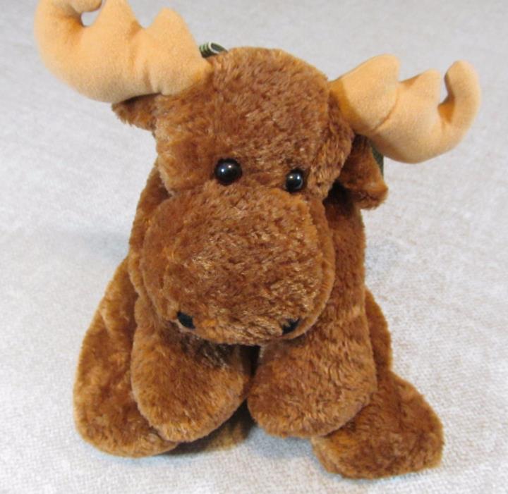 Mary Meyer Relaxed Maine Canadian Moose Bean Plush Soft Toy Stuffed Animal 15