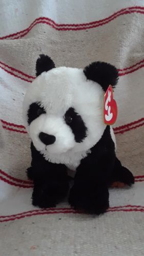 Ty BECKETT Panda Classic Plush Borders Exclusive 2009 EUC