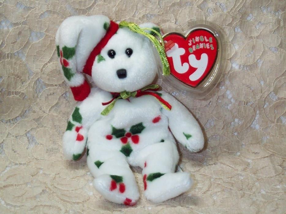 jingle beanies 1998 holiday teddy