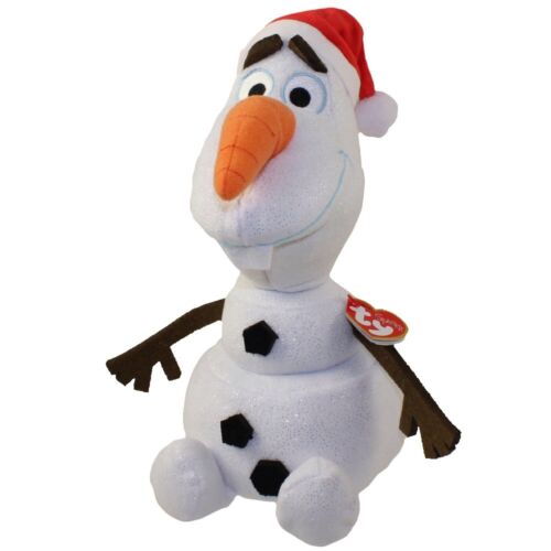Ty Sparkle Disney Frozen Olaf Christmas Snowman 8 inch NWT