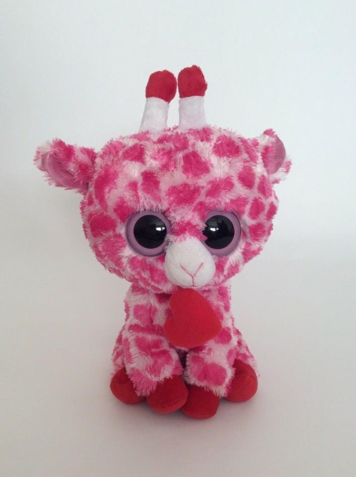 TY BEANIE BABY Beanie Boo Collection pink JUNGLELOVE THE GIRAFFE 9