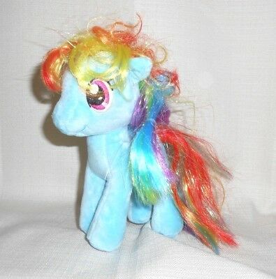 TY My Little Pony Sparkle Rainbow Dash 6.5 inch Stuffed Animal Plush Toy