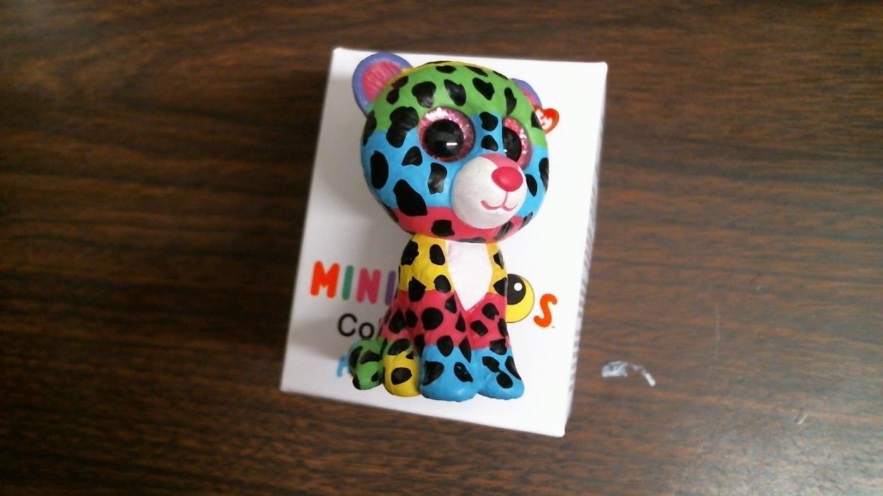 TY Beanie Boos Mini Boo Figure - DOTTY Rainbow Leopard Mystery Chaser NEW