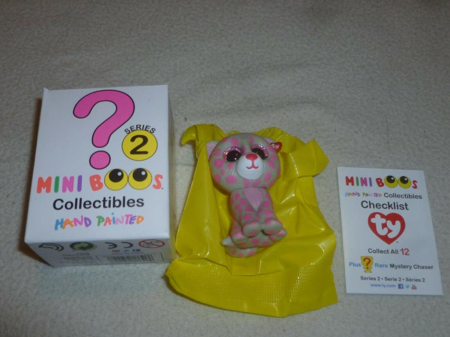 NEW MINI BOOS COLLECTIBLES HAND PAINTED FIGURE FIGURINE TASHA TY SERIES 2 NIB >