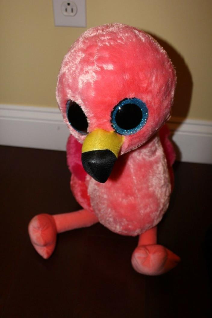 Ty Beanie Boos - GILDA the Flamingo (LARGE Size - 17 inch)