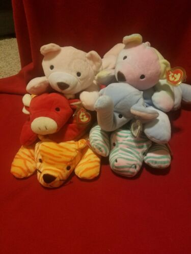 Ty Beanie Baby Pillow Pals lot of 6