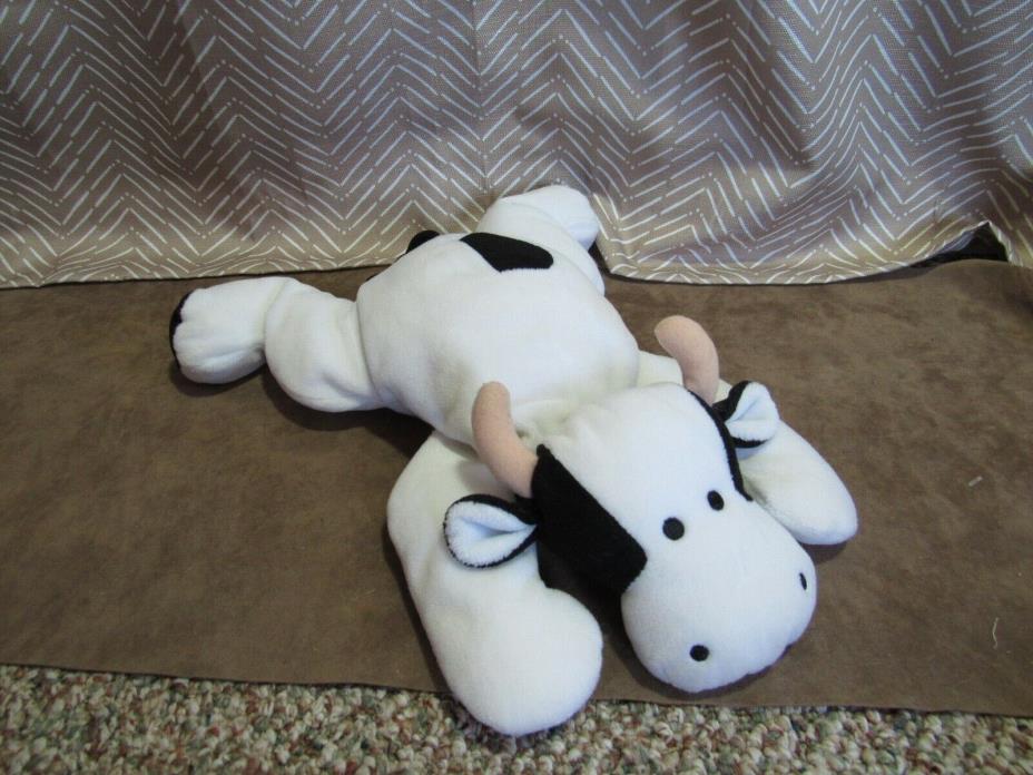 Ty Pillow Pal Cow  Moo Suffed Plush Farm Animal