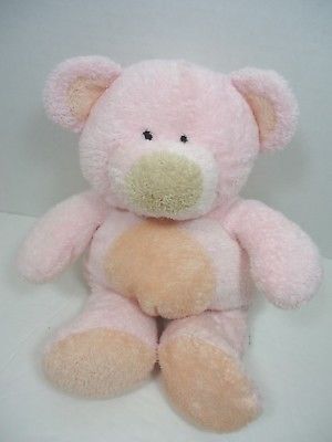 Ty Pluffies Pinks Pink Teddy Bear Plush