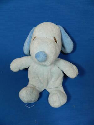 TY Pluffies Peanuts Snoopy Light Blue Musical 11