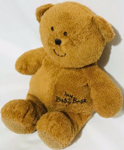 Ty Pluffies My Baby Bear Brown 9” Soft Plush Bear TyLux 2004 Lovey