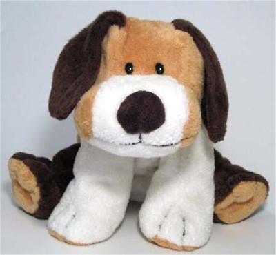 Ty Pluffies Whiffer Brown white Beagle Dog Plush Pupper 2002 Beagle