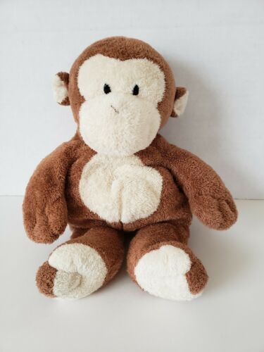 TY Pluffies Dangles the Monkey Tylux Baby Plush Toy Brown Plastic Eyes No Tag