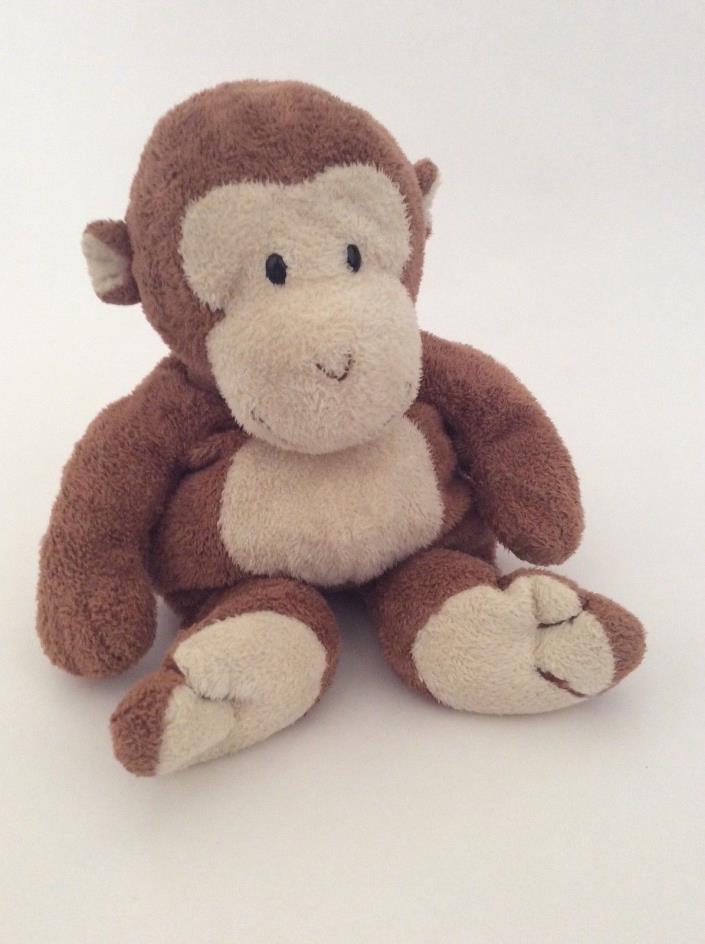 TY BEANIE BABY Pluffies brown cream ivory DANGLES THE MONKEY 11
