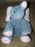 TY Pluffies Gray & Pink Elephant WINKS  2009 GC