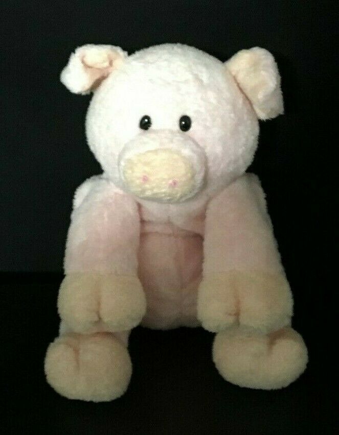Rare Ty Baby Pluffies  Pink Pig Soft Plush Animal LNC Hard to Find 100% TyLux