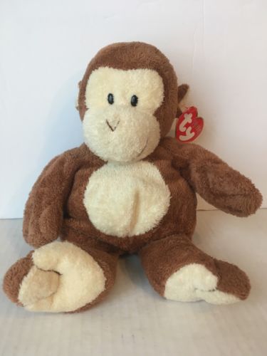 Ty Pluffies DANGLES Monkey 2002 TyLux Tags