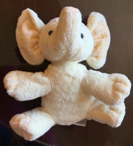 A76 Ty Pluffies Yellow P'Nut Elephant Plush! 10