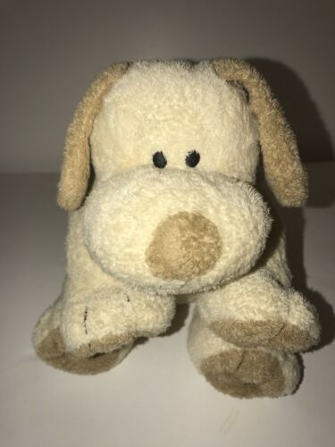Ty Pluffies Plush Stuffed Animal Lovey Tan Dog Named Plopper from 2002 8