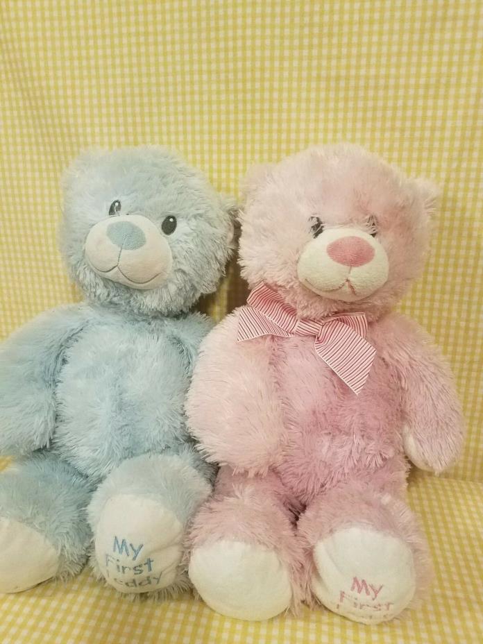 Ty Pluffies Sweet baby  My First Teddy Bear Sewn Eyes 18