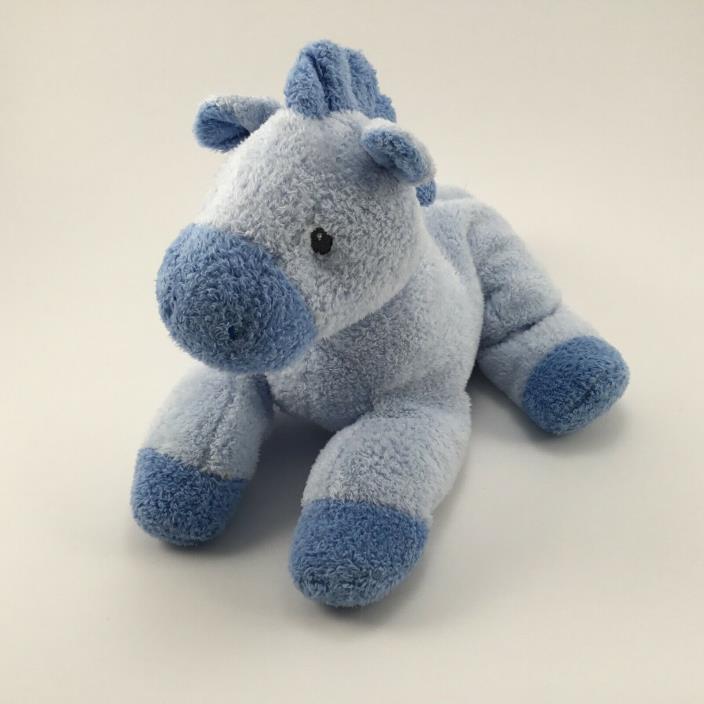 Ty Pluffies 2007 LOVE TO BABY Blue Horse Horsey Stuffed Animal Plush Toy