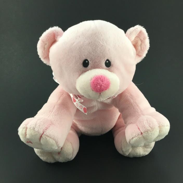 Ty Pluffies 2012 AMORE Pink Bear 10