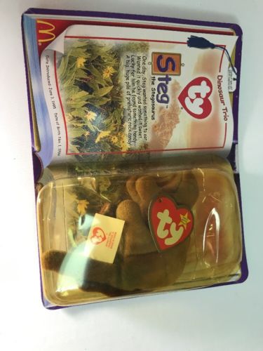 dinosaur trio 2000 mcdonalds happy meal toy steg the stegosaurus