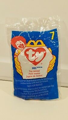 TY Teenie Beanie Babies 1998 McDonalds # 7 MEL New In Bag