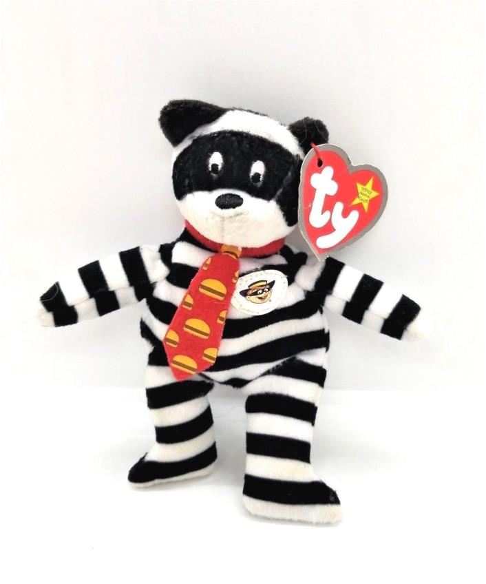 McDonald's Hamburglar the Bear TY Teenie Beanie Baby Happy Meal Toy