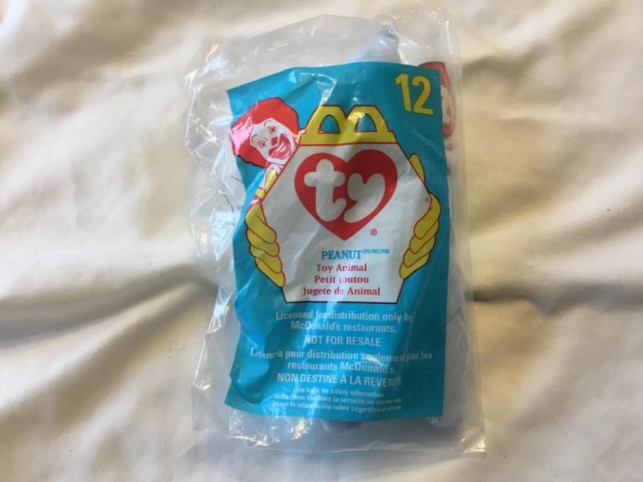 1998 McDonald’s 1993 Ty Teenie Beanie Babies Peanut the Elephant New in Pack Toy