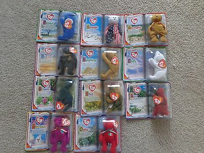 TY BEANIE BABIES 2000 RONALD MCDONALD HOUSE CHARITIES COMPLETE SET OF 11