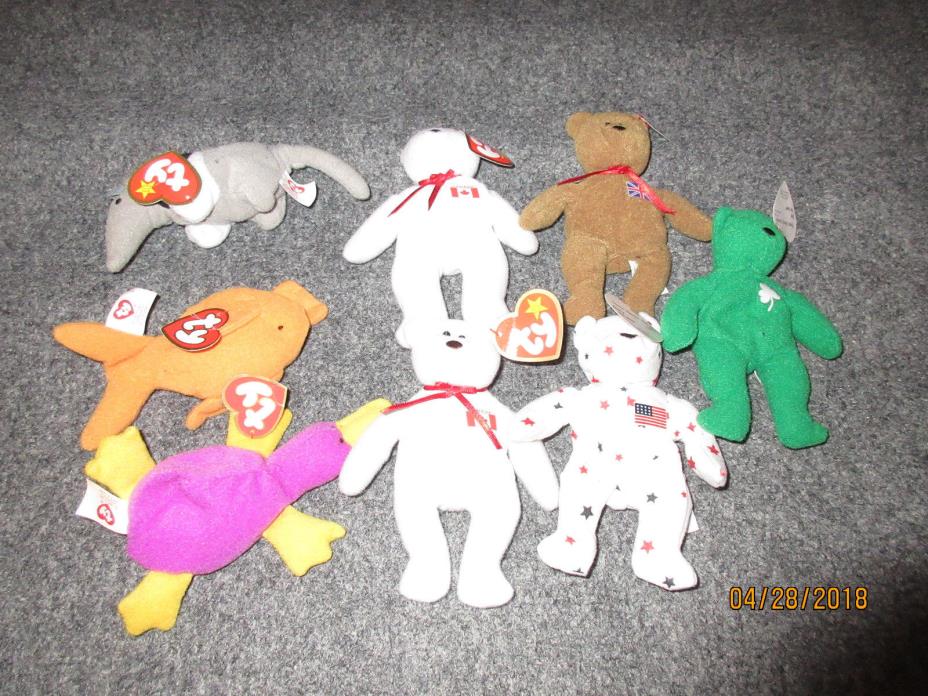 TY Beanie Baby: Lot Of 8: Teenie Beanie Babies: 4