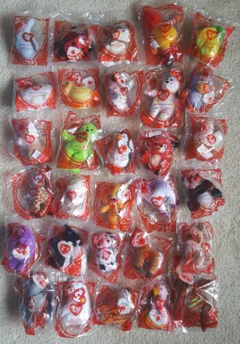 2009 McDonalds Beanie Babies Happy Meals 30 Years of Happiness (Complete Set)