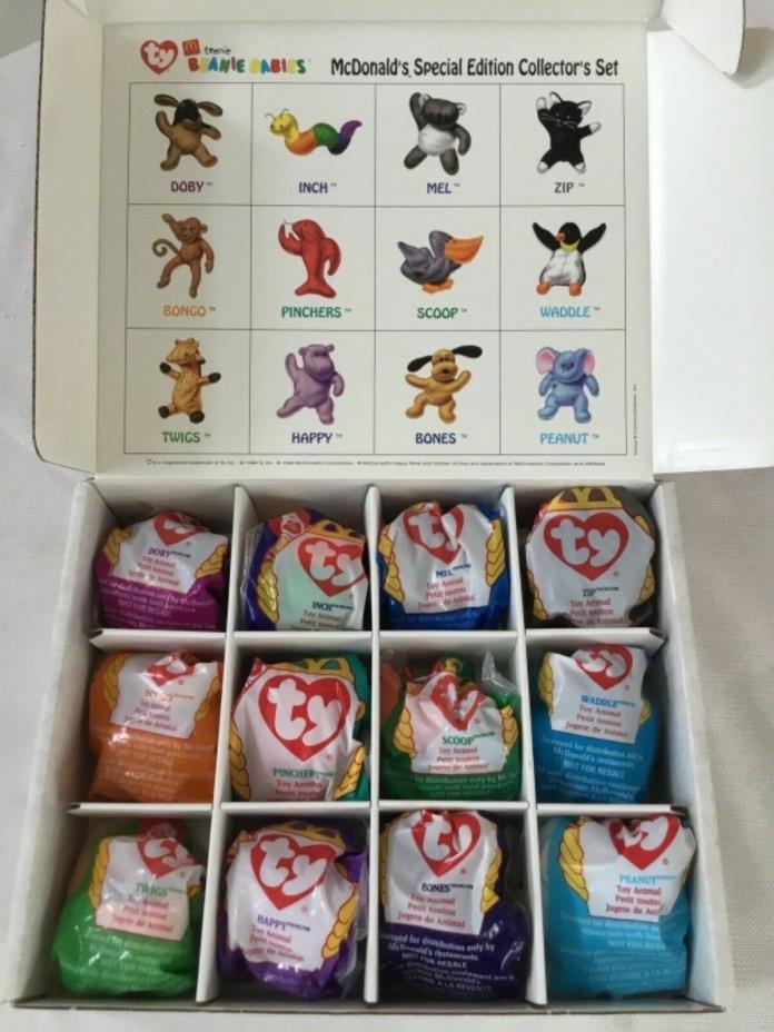 McDonald's Special Edition Ty Beanie Babies Collector's Set 1998 New in Box