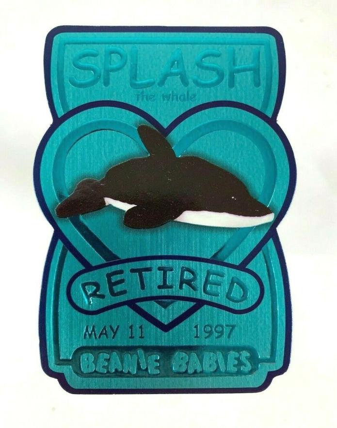 SPLASH The Whale TY Beanie Babies BBOC Card Series 3 -  Teal  #11043/11520