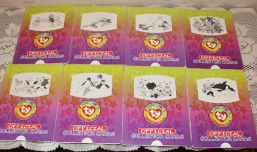 Ty Beanie Babies Slider Collector Cards – Set of 8