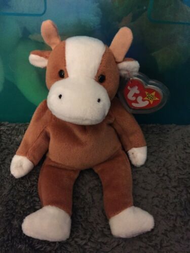Ty Beanie Original Baby - Bessie the Cow 1995- Tags