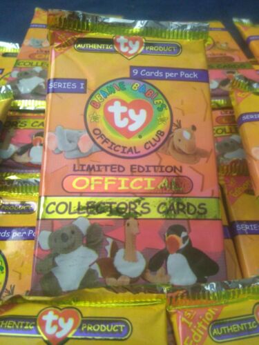 Beanie Babies Official Club Cards 1st Edition First Series cards limited edition