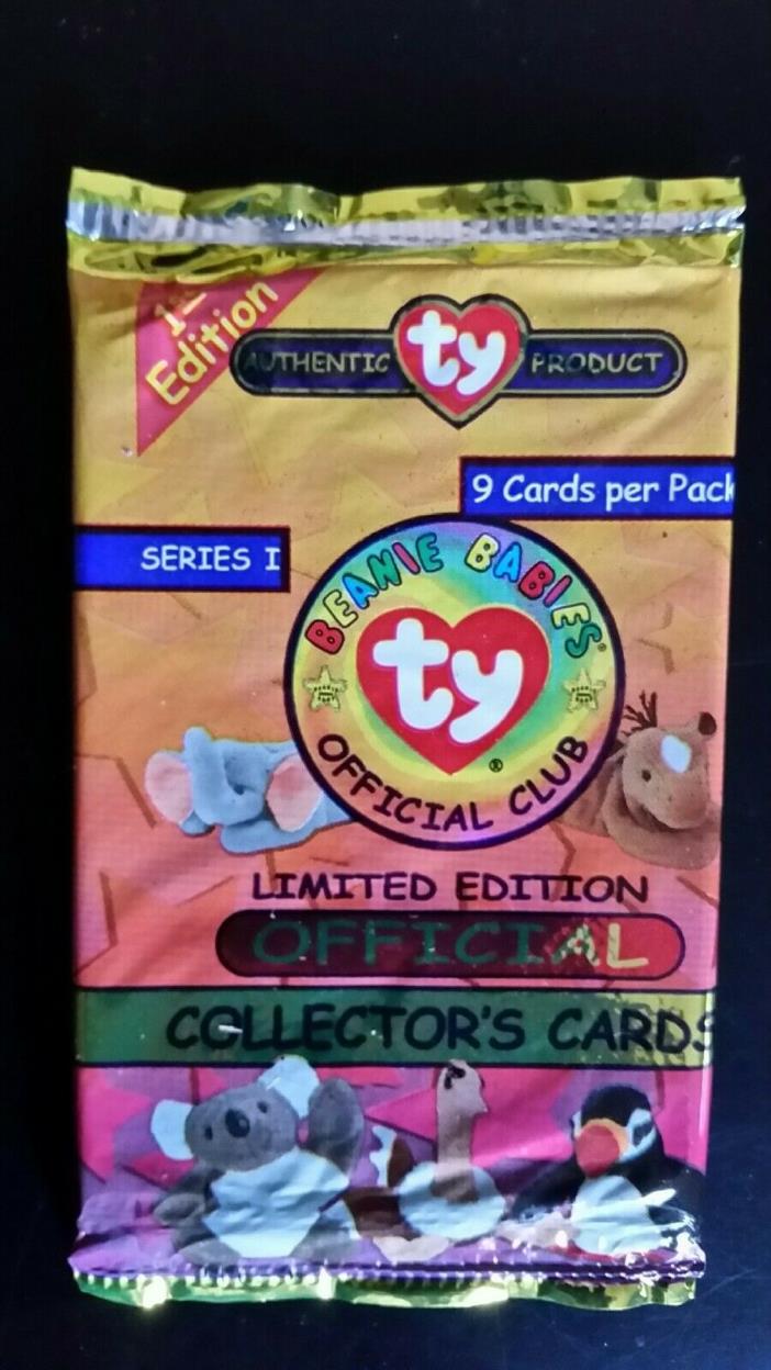 Beanie Babies Collector’s Cards Pack Series 1 Beanie Baby 1st Edition NEW