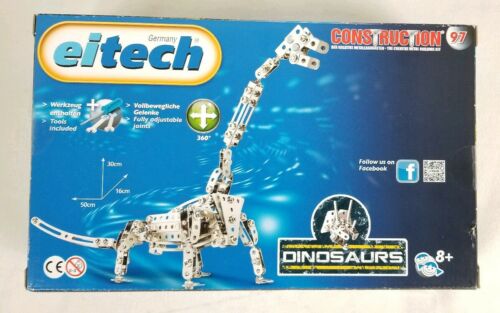 Eitech Metal Building Construction Dinosaur Set Toy Made in Germany 320+pieces