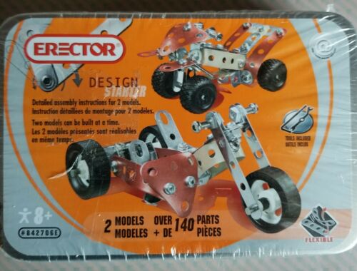 ERECTOR DESIGN STARTER SIDE CAR IN TIN - NEW